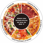 Salton - Pizzadesso four à pizza professionel avec friture à air - acier inoxyable-Pizza - le four atteint 800 °f pour cuire la pizza parfaite en quelques minutes