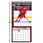 Turner Sports - 2026 Red Wings De Detroit Calendrier mural de l'équipe Mensuel - 30,5 cm l x 30,5 cm H - Anglais-Format : 30,5 cm L x 61,0 cm H (ouvert)