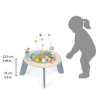 Janod - Doux Cocon - Table d'activités-Table avec pieds réglables pour positions de jeu hautes ou basses.