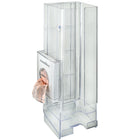 Hospeco - Comfort Plus Distributeur de courtoisie - Transparent-Le distributeur peut être posé sur un comptoir ou fixé au mur