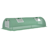 Outsunny - Serre portative mini 7 pi x 3 pi x 2 pi, blanc- 31,5 po x 78,7 po (80 x 200 cm) mini-serre pour cultiver des plantes et des légumes dans de nombreux endroits, en particulier les plus petits
