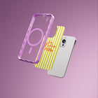 Ideal of Sweden - Print Pack Ecru Limone pour iPhone 16-Avec une variété de designs parmi lesquels choisir, vous pouvez rafraîchir votre style à tout moment, sans ajouter de volume