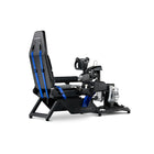 Next Level Racing - Simulateur de vol Boeing Édition Commerciale - Bleu/Noir-Compatible avec l'électronique de vol comme les jougs, le joystick, le gouvernail et l'accélérateur pour toutes les grandes marques