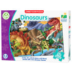 University Games - The Learning Journey Jumbo Floor Puzzles: Dinosaurs - Puzzle De Reconnaissance Des Dinosaures Pour Enfants - Puzzle Amusant Avec Des Animaux Préhistoriques-Augmente la concentration et l’attention