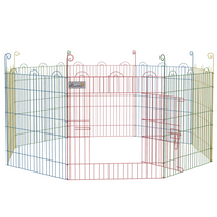 PawHut - parc pour animaux portable octogonal, clôture d’exercice pour chien pour extérieur-Ce parc pour animaux peut être formé en différentes formes : hexagone, pentagone, carré, triangle, etc.
