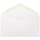 JAM Paper - Enveloppes d'invitation Monarch Strathmore avec rabat européen - 3,875 po x 7,5 po - vélin blanc brillant - paquet de 50 (195201I)-Taille : Monarque (3,88 x 7,5 pouces)
