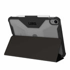 UAG - Étui Plyo Folio pour iPad 10.9 2022 (10th Gen), Noir/Ice-Conforme aux normes militaires de test de chute [MIL STD 810G 516.6] offrant une protection accrue contre les chocs