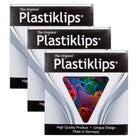 Baumgartens - Plastiklips Trombones - Tailles et couleurs assorties - 3 paquets de 315-Remontez le moral de vos documents et fichiers avec des Plastiklips colorés