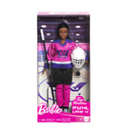 Mattel - Poupée de hockey Barbie Tim Hortons PWHL - Noire-La poupée est livrée avec son propre casque, un maillot de hockey Tim Hortons PWHL rose, violet et bleu sarcelle, un pantalon de hockey, un bâton et des patins.