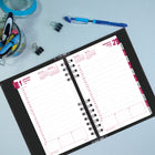 Brownline - 2026 Agenda quotidien CoilPro avec couverture rigide et reliure spirale double - 8 po x 5 po - Noir - Anglais-Certifié sous le code de licence FSC : FSC C102682. Le Forest Stewardship Council permet aux entreprises et aux consommateurs de choisir des produits fabriqués avec des matériaux issus de forêts responsables, promouvant une gestion écologiquement appropriée, socialement bénéfique et économiquement viable des forêts du monde