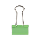 JAM Paper - Pinces à reliure colourées - petites - 19 mm (3/4 po) - vertes - paquet de 25-La forte adhérence des pinces à reliure maintient les piles de papier en vrac solidement fixées ensemble, sans risque de glissement ou de chute.