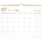 Cambridge - Calendrier mural mensuel WorkStyle 2024-2025 - 14 7/8 po x 11 7/8 po - bilingue-12 mois de juillet 2024 à juin 2025