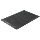 Edgewood Tapis Foam Fusion Anti-Fatigue Avec Surface Laminée à Motifs De Losange - 3' x 4' x 5/8" - Noir-Pour Usage Moyen