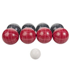 Triumph - Ensemble De Pétanques Résine - 100 mm - Rouge/Bleu -BOULES DE PÉTANQUE INCLUSES : L’ensemble comprend huit boules de pétanque solides en résine de 100 mm (quatre rouges, quatre noires)