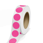 JAM Paper - Rouleaux d'étiquettes standard - Burst - joint de 2 -25 pouces - rose fluo - 125 étiquettes/rouleau-Couleur : rose fluo | Faites ressortir votre courrier avec des étiquettes d'adresse d'expédition colourées.