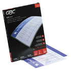 Swingline - Poches de plastification thermique Clear Fusion EZUse LongLife Speed longue durée de GBC - 3 mil - lettre - paquet de 100-Les guides d’alignement EZUse facilitent le centrage des documents et disparaissent comme par magie après le laminage