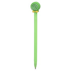Merangue - Stylo à bille sucette - 1,0 mm - encre noire - couleurs assorties-Couleurs assorties en rose, violet, jaune et vert (choix de couleur non disponible pour les commandes en ligne)