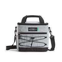 Foundry - Sac isotherme Sport avec quatre récipients emboîtables – Gris-Fabriqué en tissu Ripstop, résistant et facile à nettoyer