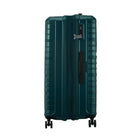 American Tourister - Surftime Spinner - Grand - sarcelle métallique-La doublure de ce produit a été fabriquée à partir de tissu en polyester recyclé, fabriqué à partir de bouteilles en plastique utilisées par les consommateurs.