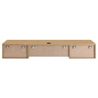 Modway - Render Fixation murale Bois Bureau - Chêne-Plateau de clavier extraitoire