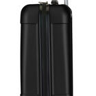 Bugatti - Valise de cabine rigide 21,25 po de la collection Madrid - Noir-Intérieur doublé avec panneau de séparation, poches pratiques et sangles de serrage pour garder le contenu organisé et en place.