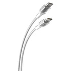 Scosche - Strikeline USB-C magnétique vers USB-C 6 pieds - Blanc-Disponible en longueurs de 3 pieds et 6 pieds et en noir et blanc