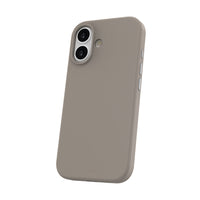 TUFF8 - Étui GlideAir Mag Gris iPhone 17-Extérieur doux au toucher : finition soyeuse, agréable à tenir et offrant une bonne prise