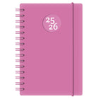 Socadis - W. Maxwell Agenda 2025-2026 Euro - 5.25 po x 8 po - Rose - Bilingue-Août 2025 à juillet 2026