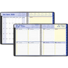 AT-A-GLANCE - Cahier de rendez-vous hebdomadaire/mensuel QuickNotes 2026 - 9 7/8 po H x 8 po l - noir - bilingue-Couverture en similicuir noir