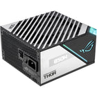 ASUS - Bloc d’alimentation ROG-THOR-850P2-GAMING 850W 80+ Platinum entièrement modulaire avec ARGB-Les dissipateurs ROG ont un volume deux fois plus important que les conceptions traditionnelles, ce qui permet de réduire les températures, d'allonger la durée de vie des composants et de prolonger le fonctionnement à 0 dB