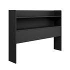 Nexera - Tête de lit de rangement double Hunter, Noir-Assemblage et livraison sans souci : Assemblage sans tracas, livraison à votre porte pour une mise à niveau pratique de votre chambre à couch