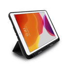 Étui JCPal DuraPro avec porte-crayon pour iPad 10,2" (Modèle 2019/2020/2021) - Gris-Étui à rabat léger