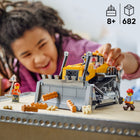 LEGO - City Big Vehicles Le bulldozer jaune-Que contient la boîte? - Cet ensemble de construction LEGO City comprend un bulldozer à construire, plus un conducteur et 2 figurines d’ouvriers