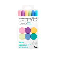 Copic - Ciao marqueurs à encre double pointe - pastels - lot de 6-cohérence et qualité des couleurs