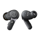 Audio-Technica - Écouteurs sans fil - Noir-Écouteurs intra-auriculaires compacts et véritablement sans fil avec technologie numérique hybride de suppression du bruit