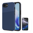 AXS - PROTech Plus etui mince anti-choc avec protecteur d'écran ARMORGlass pour Apple iPhone 16e - Bleu Astral-PROTech Plus - Résistant aux chutes jusqu’a 10 pieds