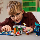 LEGO - Minecraft La Rencontre avec le Gardien, Produit de Jeu Vidéo à Collectionner-Jouets créatifs et accessoires authentiques - Ce coffret de jeu polyvalent comprend des détails familiers du jeu pour éveiller l’imagination, comme la carotte dorée et la potion, qui restaurent la santé