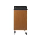 Modway - Energize 36" Vanette de salle de bain - Noir blanc cerise-Construction en MDF et panneau de particules