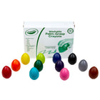 Crayola - Crayons lavables à paume - Paquet de 12-Crayons lavables : Les enfants peuvent colorier sans se soucier du nettoyage désordonné car ces crayons brillants sont lavables de la peau et des vêtements.