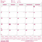 Brownline - 2026 Calendrier mensuel - 11 po x 8-1/2 po - Anglais-Calendrier annuel au bas de chaque page 