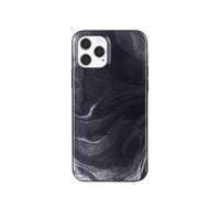 General Supply Goods + Co - Étui Protecteur pour iPhone 12/12 Pro Hybride - Noir Marbré-Pour iPhone 12/12