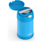 Thermos - Pot alimentaire avec cuillère Thermos FUNtainer, 470 ml, bleu électrique-Extérieur résistant à la transpiration