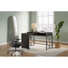 Thomasville - Bureau Azuria de 48 po de largeur avec rallonge coulissante et centre d’alimentation, espresso-Rallonge coulissante pour un espace de travail supplémentaire