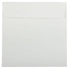JAM Paper - Enveloppes d'invitation carrées Strathmore - 8,5 po x 8,5 po - vélin blanc brillant - 25/paquet (900858534)-Enveloppes carrées tissées blanc vif Strathmore