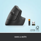 Logitech - Lift Souris Ergonomique Verticale - Graphite-Le logiciel Logi Options+ requis, disponible pour Windows et macOS.