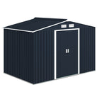 Outsunny - Cabanon de rangement de jardin, Maison à outils-Grand espace intérieur pour ranger des outils de bicyclette, des outils de jardin, des équipements d'entretien des pelouses et plus encore