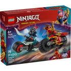 LEGO - Ninjago La course à moto de Kai-Un jouet de moto pour enfants - Les garçons et les filles âgés de 6 ans et plus peuvent recréer les courses et les batailles de la saison 3 de la série télévisée NINJAGO : Le soulèvement des dragons avec La course à moto de Kai