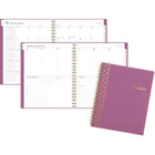 Cambridge - Agenda hebdomadaire/mensuel WorkStyle Balance 2025 - 11 po H x 8 1/2 po l - Violet Rouge - Bilingue-Format des pages : 11 po H x 8 1/2 po l