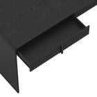 Manhattan Comfort - Bureau d'écriture contemporain Novara 60" à 2 tiroirs - Noir-Deux tiroirs de rangement : offrent un espace pratique pour garder les essentiels de travail bien organisés
