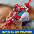 PAW Patrol - Figurine d'action de sauvetage aérien et ensemble d'avion à réaction Hero Claw - Paquet de 6-7